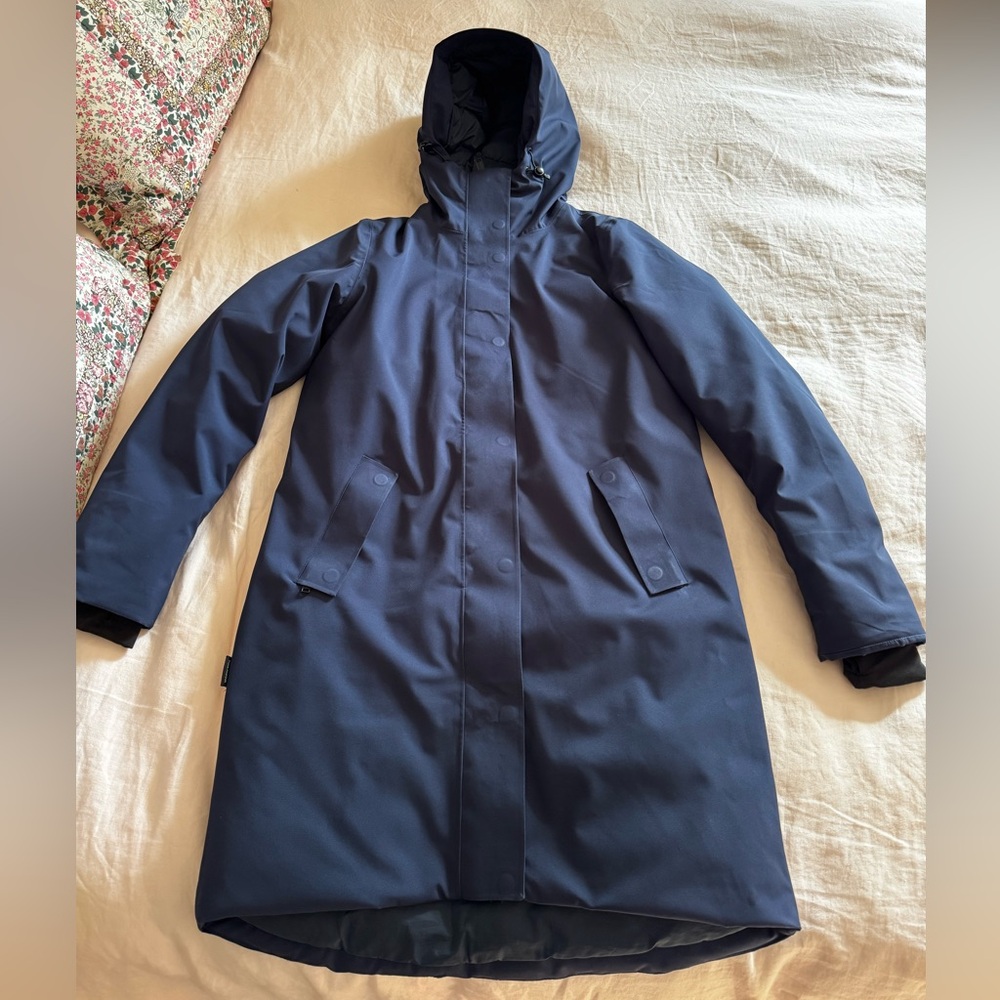 Frank & Oak Capital Parka XS Navy Blue